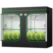 Grow Tent Pro 8x4 P848, High Reflective Mylar with 2000D Oxford Canvas & Heavy-Duty Metal Support 96"x48"x80"
