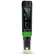 pH Meter, High Accuracy pH Tester with ATC, Digital pH Pen 0.00–14.00 ±0.1pH, Portable Nutrient Test Meter with Interchangeable Probe for Water