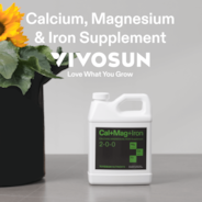 Cal+Mag+Iron (2-0-0), Calcium, Magnesium & Iron Supplement, Liquid Nutrient Fertilizer for All Plants, 1 Quart