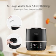 5L 2-in-1 Cool & Warm Mist Humidifier