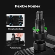 2600 GPH Submersible Water Pump with Barrier Bag, 200W