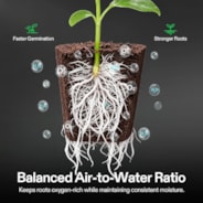 Enracineur, mottes de démarrage pour plantes, support de racines robustes pour les semis et les boutures, 40 cubes, conçu pour VSeed Bacs de démarrage Smart Box et Seed