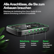 GrowHub Controller E42A+ for Grow Tent, Smart Environmental WiFi-Controller with Temperature, Humidity, VPD, Timer, Cycle, Schedule Controls, Cooling