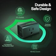 GrowHub A10 Controller, Smart Plug, 15A 1800W, Remote Control, Compatible with Vivosun App for Grow Tent