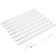 T5 Linear Grow Lights, 5000K Full Spectrum LED Grow Lights for Indoor Plants, SGS Compatible, 15W/Bar, 2ft, 8-Pack