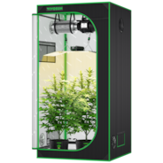 Starter Grow Tent Kit, 3 × 3ft 3-Plant System, WiFi-Controlled Grow System with Full Spectrum LED Grow Light, Automatic Ventilation, GrowHub Outlet A22 with Temperature and Humidity Sensor