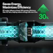 Smart Air Filtration PRO Kit 6", AeroZesh T6 Inline Duct Fan with GrowHub E42A+, Temperature Humidity Controller, Carbon Filter & Ducting Ventilation System for Grow Tent, Hydroponics