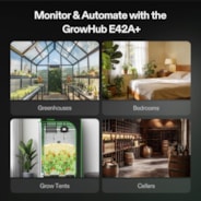 4-in-1 Sensor, Temperature and Humidity Monitoring with CO₂ and Light Detection, Compatible with GrowHub E42A+