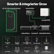 VIVOSUN Smart Growbox Komplettset, 60×60 cm – 1-Pflanzen-SystemIntelligentes, vollautomatisches Grow-Setup mit WLAN-Steuerung, integriertem GrowHub E42A+ Controller und hocheffizientem Full-Spectrum LED Grow Light