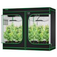 Smart Grow Tent Kit GIY-SGS-84 4x8, 8-Plant Complete System, with WiFi E42A Controller, 2x 400W AeroLight Wing SE LED Grow Light, and 8-inch AeroZesh G8 Ventilation Combo