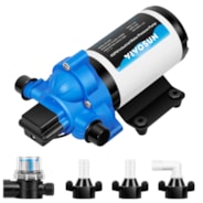 Water Pressure Pump, 115VAC 4 GPM 45 PSI Diaphragm Water Pump / Strainer for Bathrooms, Kitchens, RVs, and Yachts (Fixable)