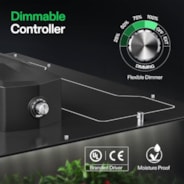 VS4000 Full Spectrum LED Grow Light Board 400W, High PPFD & Low Heat, 4 x 4 Ft. Coverage