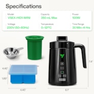 Herbal Butter Maker, 2-in-1 Decarb & Infuse Machine with Adjustable Time & Temperature for Olive Oil, Tinctures, Gummies & DIY Recipes