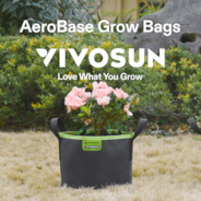 3-Pack 3-Gallon AeroBase Grow Bags, Durable Mesh Fabric Plant Container with Breathable Base and Sturdy Handles, Black