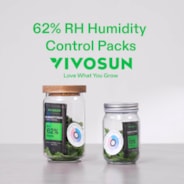 62% RH Two-Way Humidity Control Packs, Size 4 g, 10 Packs for Storing 1/2 oz, Moisture Balancer with RH Indicator Card for Food & Herb Storage