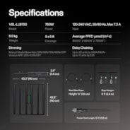 LumaLight 750W LED Grow Light, Full Spectrum Indoor Plant Light with Deep Canopy Penetration, 5x5ft Coverage, GrowHub Compatible