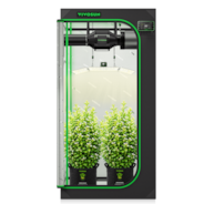 Smart Grow Tent Kit 3x3 ft, E42A+ Smart Controller, 200W Full-Spectrum LED Grow Light & Ventilation Automation System, 1680D Mylar Tent 36"x36"x72"