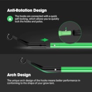 Grow Tent High CFM Kit, Only Suitable for 3'x3', 4'x2' and 4'x4'Grow Tent