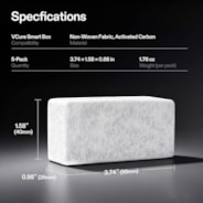 Activated Carbon Filter Replacement for VCure Smart Post-Harvest Box, Condensate Water Filtration, Remove Odor, 5-Pack