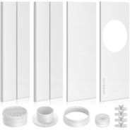 Window Duct Kit, Portable AC Window Seal Kit, Fit with 4”/6” Ducting & 5.9” Hose