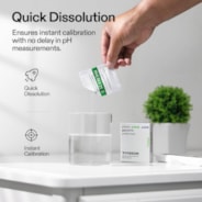 18-Pack pH Meter Buffer Solution Powder, pH 6.86/4.00/9.18, pH Buffer Powder for Precise and Easy pH Tester Calibration