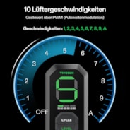AeroZesh G8 Rohrventilator 20 cm mit E12-Drehzahlregler, PWM-gesteuerter EC-Ventilator für Growbox-Belüftung