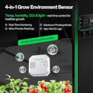 4-in-1 Sensor, Temperature and Humidity Monitoring with CO₂ and Light Detection, Compatible with GrowHub E42A+