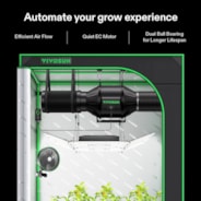 AeroZesh T4 Inline Fan 4″, PWM-Controlled EC Fan for Grow Tent Ventilation