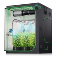 Smart AI Grow Tent System 5x5 Indoor Smart Grow System with Self-Learning AI Controller, Dynamic Airflow & Tunable Spectrum, Automated Climate Control, 2000D Mylar Tent 60"x60"x80"