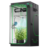 Smart AI Grow Tent System 3x3 Indoor Smart Grow System with Self-Learning AI Controller, Dynamic Airflow & Tunable Spectrum, Automated Climate Control, 2000D Mylar Tent 36"x36"x72"