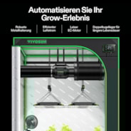 Smartes Abluftset 15 cm, AeroZesh G6 Rohrventilator mit E42A Controller, Kohlefilter & Luftkanal Kombi
