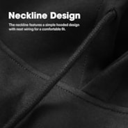 Vivosun Hoodie XL, Pocket Design, 340g Air Layer Fabric, Black
