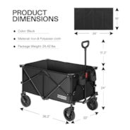 VIVOSUN Heavy Duty Collapsible Folding Wagon