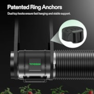 Smart Air Filtration PRO G8 Kit 8", AeroZesh G8 Inline Duct Fan w/GrowHub E42A+ Temperature Humidity WiFi-Controller, Carbon Filter & Ducting, Cooling & Ventilation for Grow Tent, Hydroponics