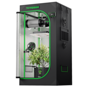 Smart Grow Tent Kit PRO 2x2 Indoor Grow System with 2-in-1 Tunable Spectrum LED Light, Smart GrowHub Automation, Efficient Ventilation & 360° Airflow, 2000D Mylar Tent 24"x24"x48"