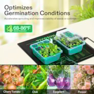Seedling Heat Mat Digital Thermostat Combo 20″ x 20.75″