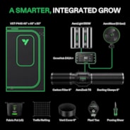 Smart Grow Tent Kit Pro 4x4, 4-Plant Complete System, with WiFi E42A+ Controller, 550W AeroLight LED Grow Light, 6-inch AeroZesh T6 Ventilation Combo, and AeroWave E6 Gen2 Clip-on Fan