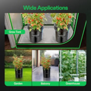 5 Gallon DWC Hydroponic System Kit (1 Bucket, Black)