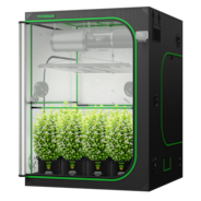 Grow Tent Pro 5x5 P558, High Reflective Mylar with 2000D Oxford Canvas & Heavy-Duty Metal Support 60"x60"x80"