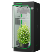 Grow Tent 2.3x2.3 S236, High Reflective Mylar with 1680D Oxford Canvas & Heavy-Duty Metal Support 28"x28"x63"