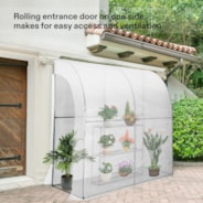 VIVOSUN Mini Lean-to Greenhouse, 39x79x83-Inch