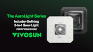 AeroLight 120W LED Grow Light, Indoor Plant Light with Circulation Fan for Grow Tent Cooling Ventilation, Tunable Full Spectrum, Support App Control, GrowHub Compatible, 2x2ft Coverage