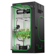 Smart Grow Tent Kit PRO 3x3 Indoor Grow System with 2-in-1 Tunable Spectrum LED Light, Smart GrowHub Automation, Efficient Ventilation & 360° Airflow, 2000D Mylar Tent 36"x36"x72"