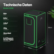 Grow Tent 3x3 S336, 2-4 Plants Use, 600D Light-proof Oxford, 36″ x 36″ x 72″, For Indoor Plants Growing
