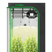 Complete Grow Tent Kit 3x3 Indoor Grow System with GrowHub WiFi Controller, Efficient Ventilation & Full-Spectrum LED Grow Light, 1680D Mylar Lightproof Tent 36"x36"x72"