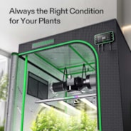 Smart Grow Tent Kit 3x3 Complete Indoor Grow System with Smart Controller, Full-Spectrum LED Grow Light & Ventilation Automation System, 1680D Mylar Tent 36"x36"x72"