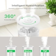 4L 2-in-1 Top Fill Cool & Warm Mist Air Humidifier