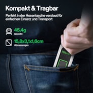 3-in-1 TDS-, EC- und Temperaturmessgerät für Trinkwasser, Aquarien, Hydroponik, RO/DI-Systeme und Schwimmbäder