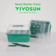 6-Pack Seed Starter Trays, 72-Cell Seed Starter Kit with Humidity Dome