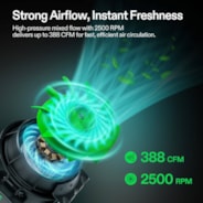 Smart Air Filtration Kit 6″, AeroZesh G6 Inline Fan with E12 Speed Controller, Carbon Filter & Ducting Combo